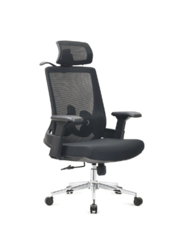 Advanced Spine-Support Black Mesh Office Chair