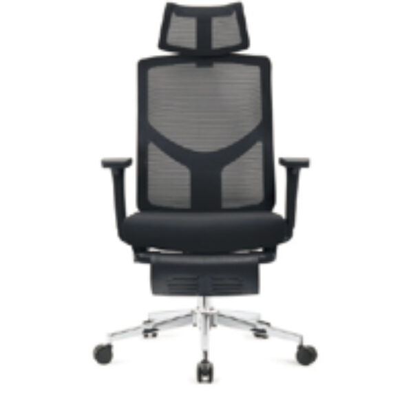 Breathable High-Back Executive Mesh Chair with Headrest
