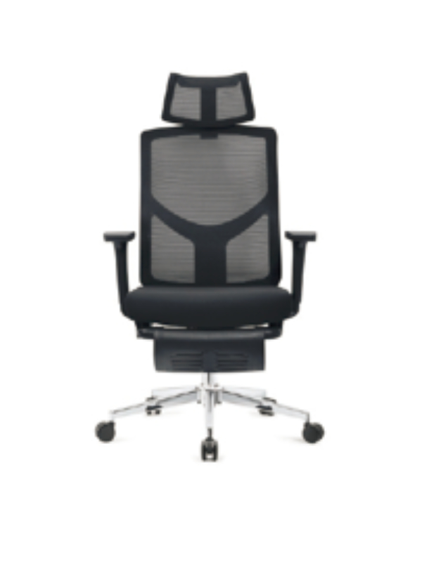 Breathable High-Back Executive Mesh Chair with Headrest