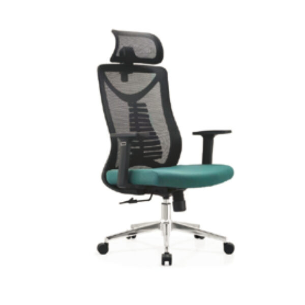 Ergonomic Task Chair with Breathable Mesh Back and Colorful Base