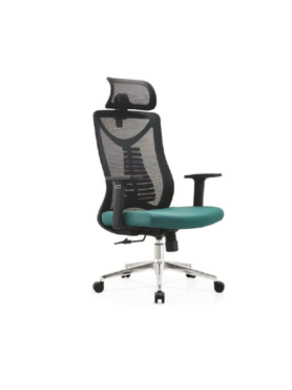 Ergonomic Task Chair with Breathable Mesh Back and Colorful Base