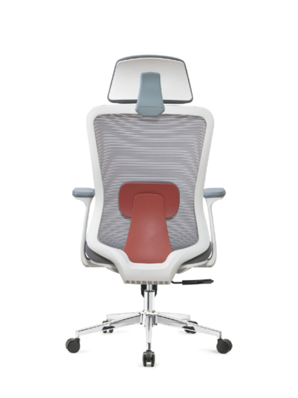 Executive High-Back Office Chair with Adjustable Lumbar Support