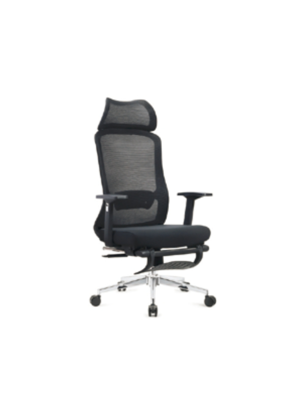 High-Back Executive Mesh Chair with Adjustable Lumbar Support