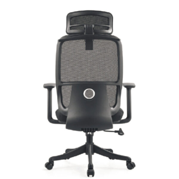 Modern Mid-Back Black Mesh Office Chair