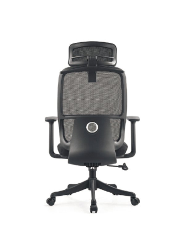 Modern Mid-Back Black Mesh Office Chair