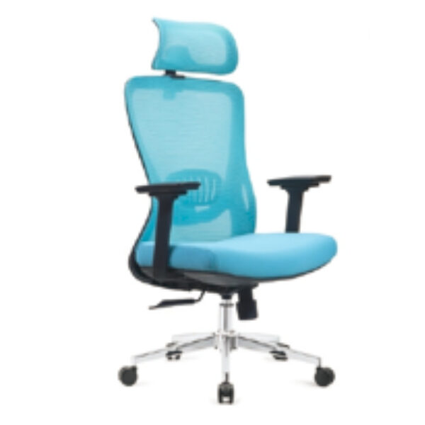 Modern Teal Mesh Ergonomic Office Chair