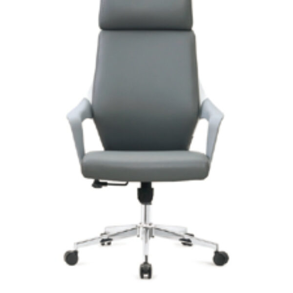 Sleek High-Back Mesh Office Chair with Headrest
