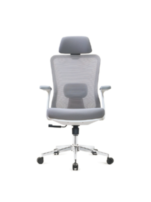 Stylish White Mesh Ergonomic Office Chair