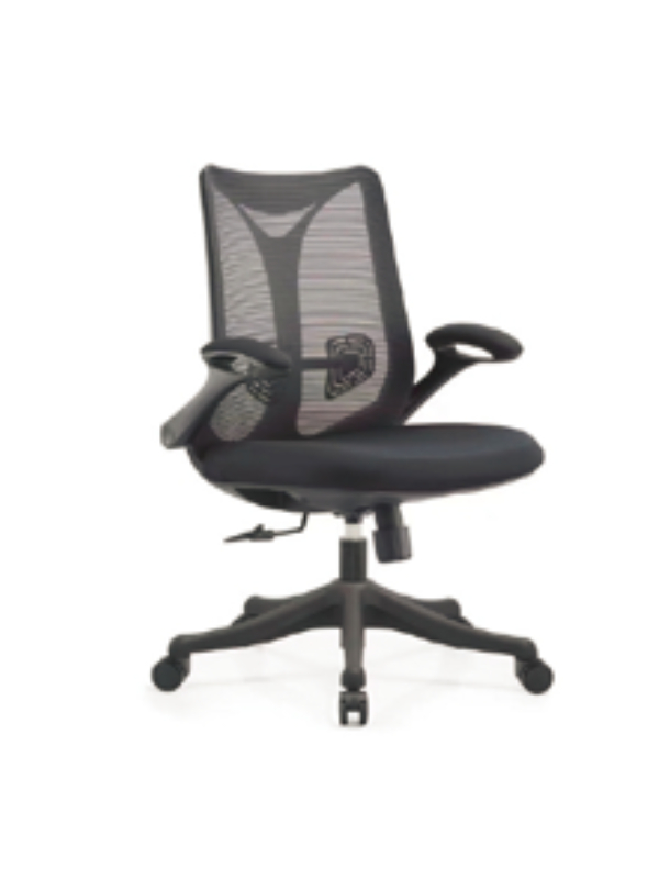 Timeless Black Mesh Mid-Back Office Chair