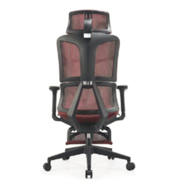 Work in Style & Comfort with Our Red-Black Ergonomic Office Chair